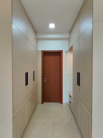 Building Lobby in 3.5 BHK Apartment at Bhartiya Nikoo Homes Phase 2, Thanisandra Main Road – for Rent