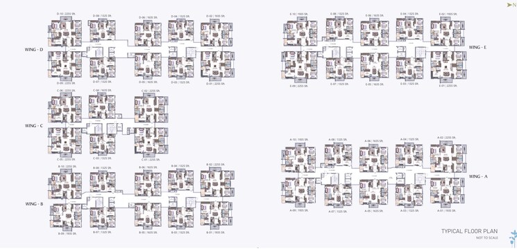 Master Plan, narsingi 3 Bedroom 2255 Sq.Ft. Apartment In Narsingi Hyderabad 9631955