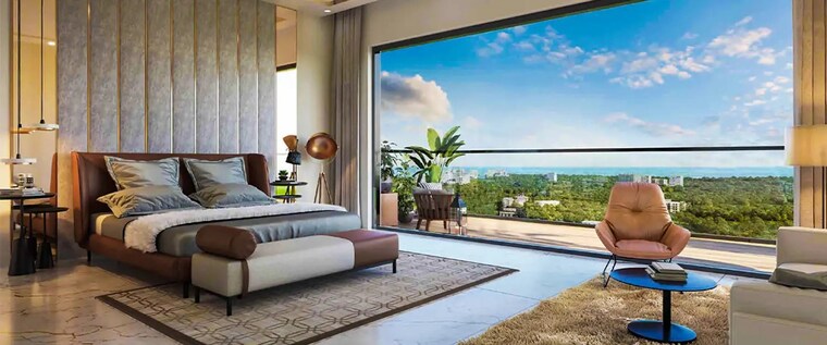 Bedroom, runwal-raaya 3 Bedroom 1979 Sq.Ft. Apartment In Worli Mumbai 9631964