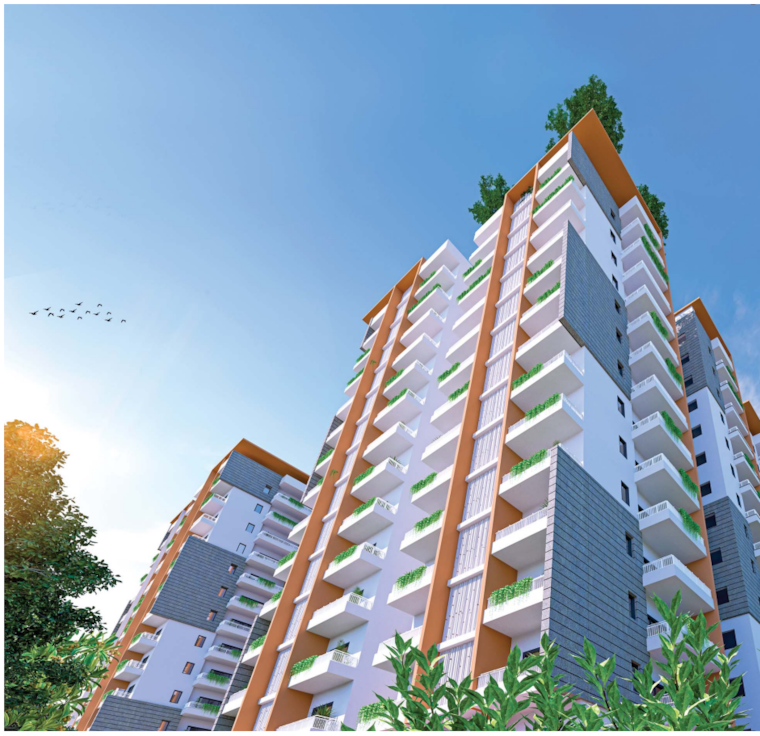 Exterior View, narsingi 3 Bedroom 1935 Sq.Ft. Apartment In Narsingi Hyderabad 9631973
