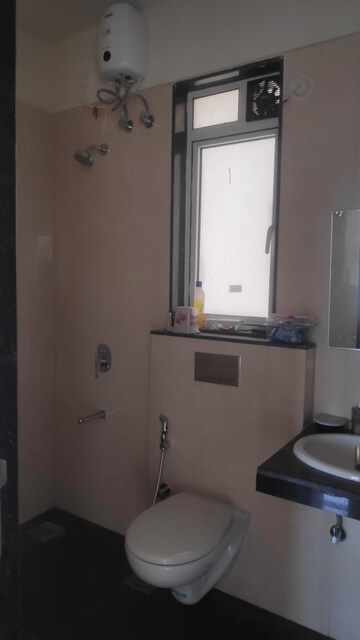 Bathroom in 1 BHK Apartment at Sheth Avante, Kanjurmarg West – for Rent