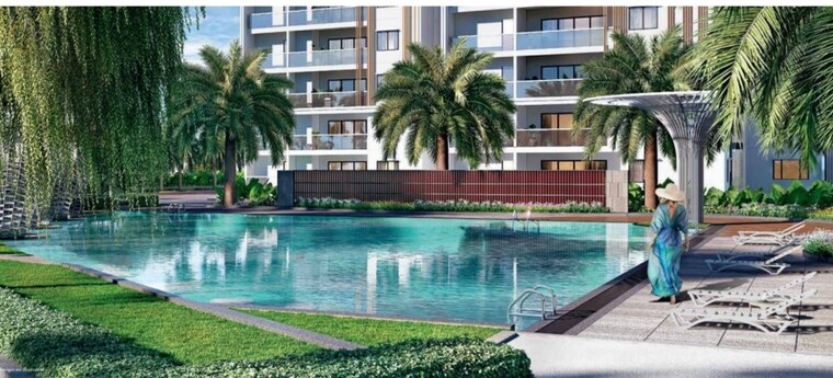 Swimming Pool, kokapet 3 Bedroom 2796 Sq.Ft. Apartment In Kokapet Hyderabad 9632043