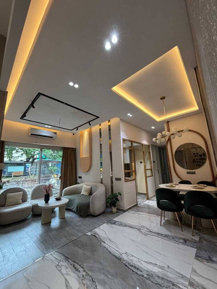 Living Room, origin-rock-highland 2 Bedroom 746 Sq.Ft. Apartment In Kandivali West Mumbai 9632078