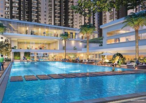 Swimming Pool in 3 BHK Apartment at Eldeco Live By The Greens, Sector 150 – for Sale