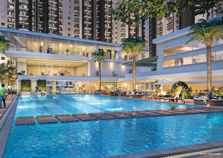 Swimming Pool, eldeco-live-by-the-greens 3 Bedroom 1404 Sq.Ft. Apartment In Sector 150 Noida 9632094