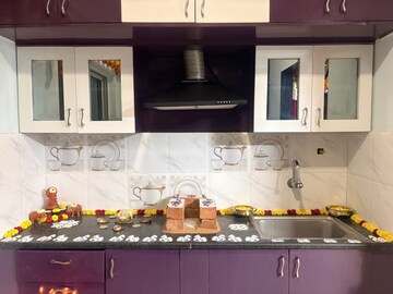 Kitchen in 2 BHK Apartment at Sashank Aikhya, Vidyaranyapura – for Rent