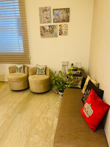 Living Room in 4 BHK Apartment at Prateek Edifice, Sector 107 – for Rent