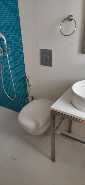 Bathroom in 2 BHK Apartment at Romell Aether, Goregaon East – for Rent