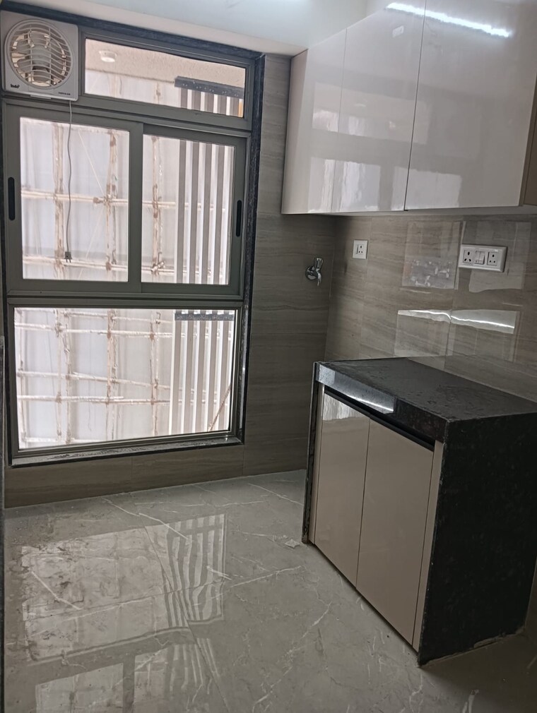 Kitchen, veena-smart-homes 1 Bedroom 393 Sq.Ft. Apartment In Kandivali West Mumbai 9632165