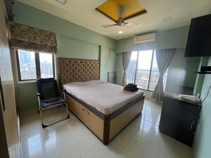 Master Bedroom in 3 BHK Apartment at Harshail Beuna Vista, Borivali West – for Rent