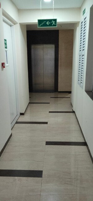 Building Lobby in 3 BHK Apartment at Romell Aether, Goregaon East – for Rent