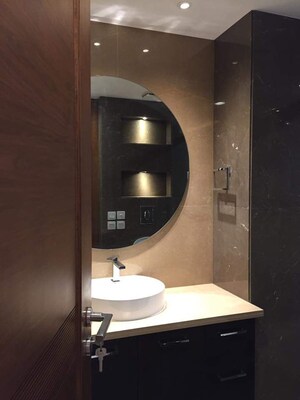 Bathroom in 4 BHK Apartment at Panchsheel Park – for Rent