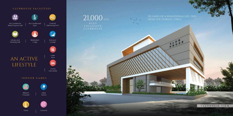 Exterior View, narsingi 3 Bedroom 1908 Sq.Ft. Apartment In Narsingi Hyderabad 9632195