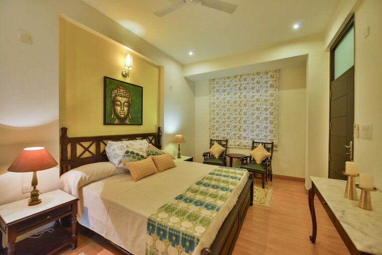 Bedroom, panchsheel park 4 Bedroom 3500 Sq.Ft. Apartment In Panchsheel Park Delhi 9632200
