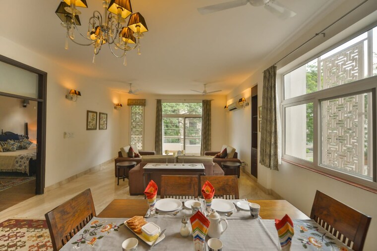 Living Room, panchsheel park 4 Bedroom 3500 Sq.Ft. Apartment In Panchsheel Park Delhi 9632200