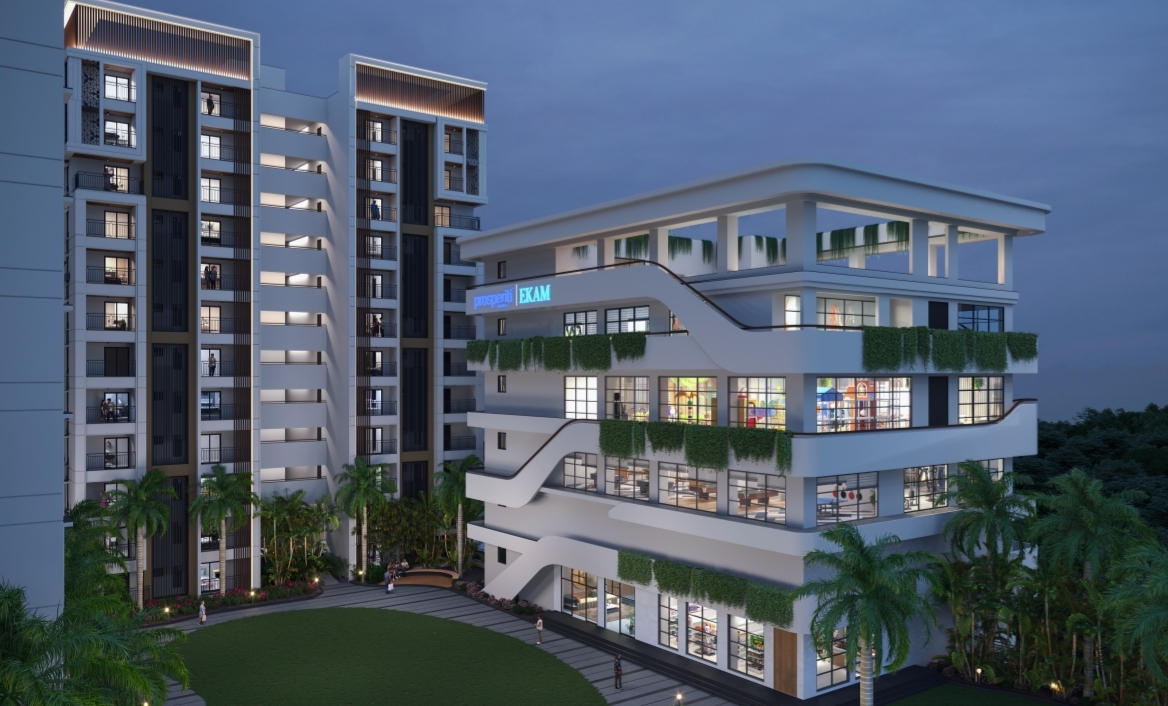 3 BHK + Pooja Room Apartment For Sale in Ekam By Prosperiti 