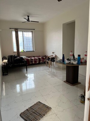 Living Room in 2 BHK Apartment at Parmar Square, Kharadi – for Rent