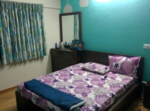 Bedroom in 2 BHK Apartment at Paranjape Blue Ridge, Hinjewadi – for Rent
