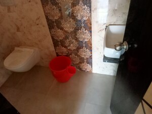 Bathroom in 2 BHK Apartment at Shubham Jijai Angan, Taloja – for Rent