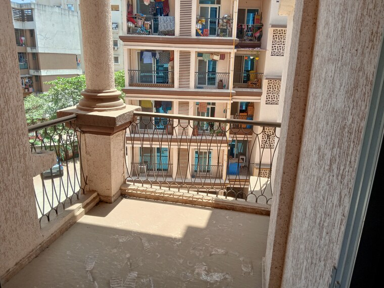Balcony, shubham-jijai-angan 2 Bedroom 1000 Sq.Ft. Apartment In Taloja Navi Mumbai 9632393