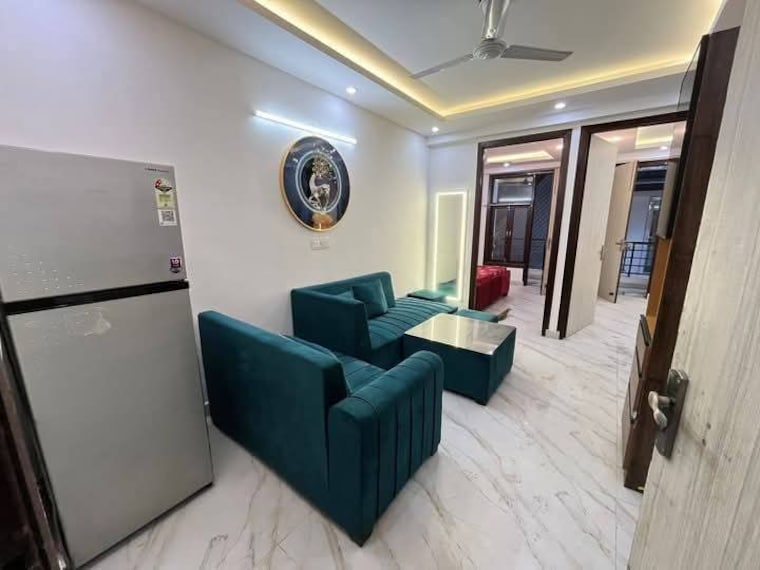 Living Room, saket 2 Bedroom 1200 Sq.Ft. Builder Floor In Saket Delhi 9632468
