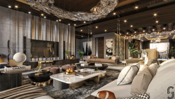 Living Room in 3 BHK Apartment at Signature Global De Luxe DXP, Sector 37d – for Sale