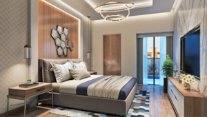 Bedroom in 3 BHK Apartment at Signature Global De Luxe DXP, Sector 37d – for Sale