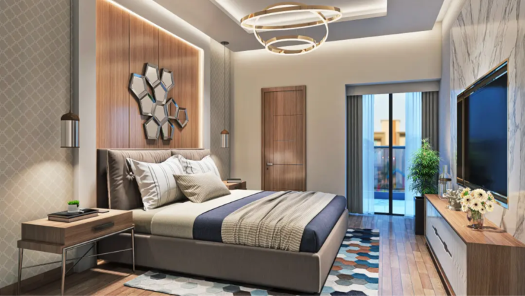 Bedroom, signature-global-de-luxe-dxp 3 Bedroom 2623 Sq.Ft. Apartment In Sector 37d Gurgaon 9632562