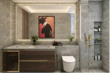 Attached Bathroom in 4 BHK Apartment at Hiranandani Empress Hill, Powai – for Sale