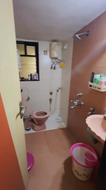 Bathroom in 2 BHK Apartment at Satellite Garden, Goregaon East – for Rent