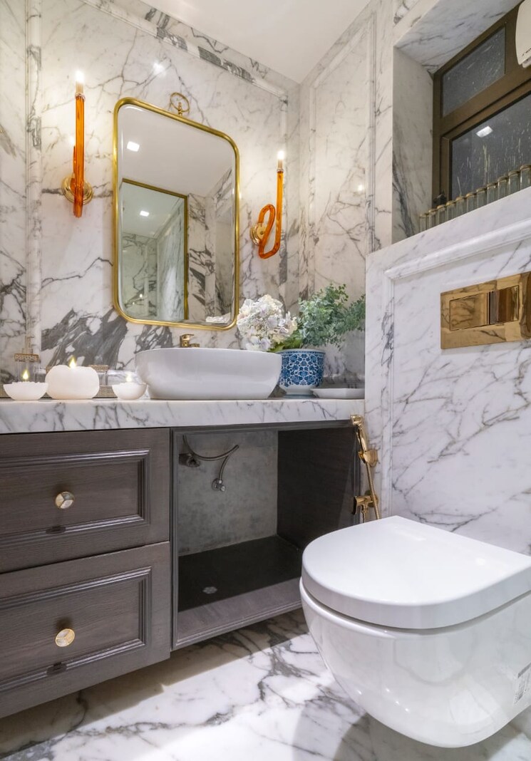 Attached Bathroom, birla-niyaara 4 Bedroom 2167 Sq.Ft. Apartment In Worli Mumbai 9632524