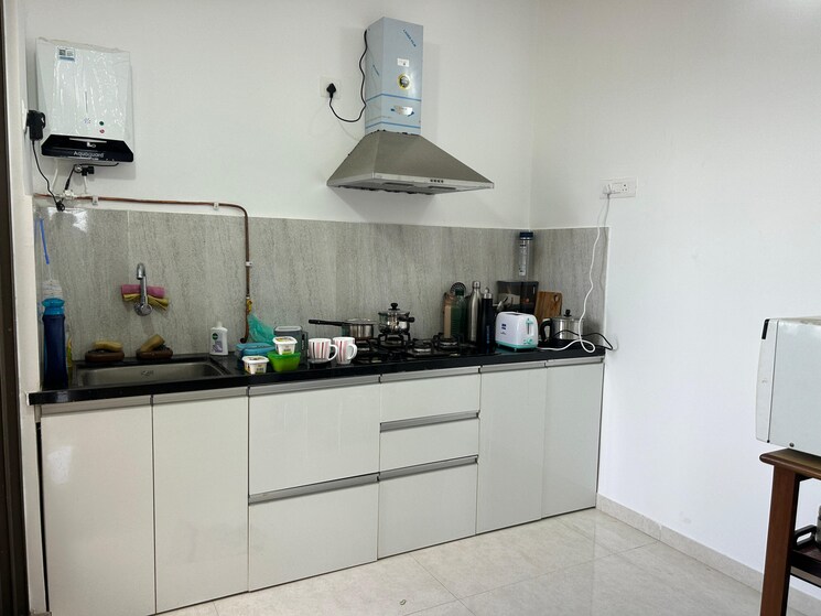 Kitchen, pride-world-city 2 Bedroom 1000 Sq.Ft. Apartment In Charholi Budruk Pune 9632539