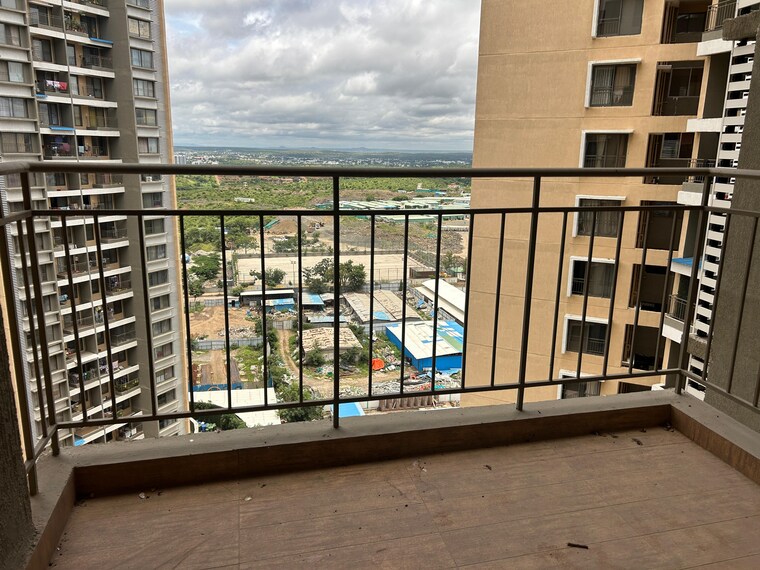 Balcony, pride-world-city 2 Bedroom 1000 Sq.Ft. Apartment In Charholi Budruk Pune 9632539