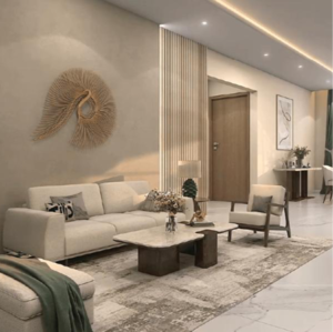 Living Room in 2 BHK Apartment at Khar West – for Sale