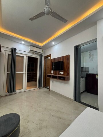 Living Room in 1 RK Builder Floor at Saket – for Rent