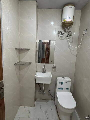 Bathroom in 1 RK Builder Floor at Saket – for Rent