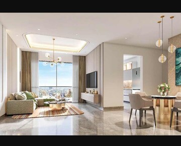 Living Room in 4 BHK Apartment at Andheri West – for Sale