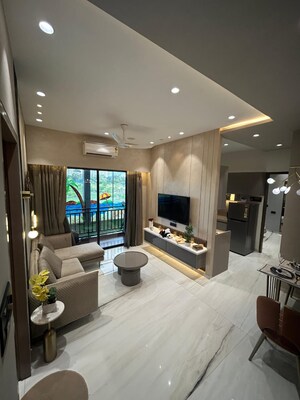 Living Room in 3 BHK Builder Floor at Godrej Bayview Vashi, Vashi Sector 9 – for Sale