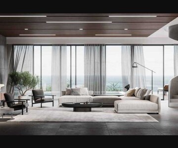 Living Room in 4 BHK Apartment at Andheri West – for Sale