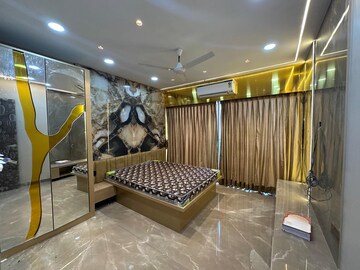 Living Room in 4 BHK Apartment at Palm Beach Heights, Seawoods – for Sale