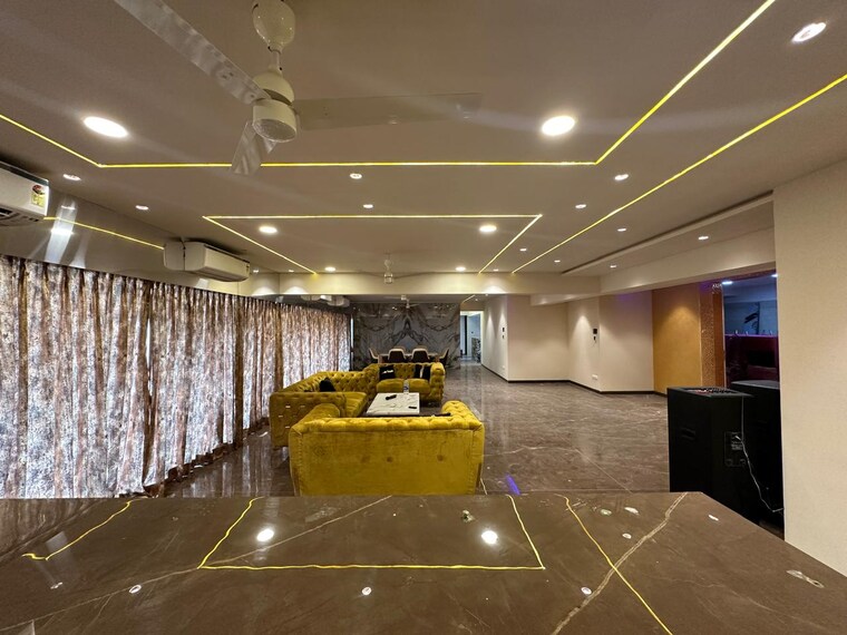 Living Room, palm-beach-heights 4 Bedroom 4000 Sq.Ft. Apartment In Seawoods Navi Mumbai 9632721