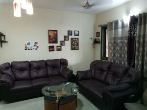 Living Room in 3 BHK Apartment at Rahul Towers, Kothrud – for Rent