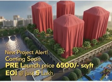 Bedroom in 3 BHK Apartment at Raj Nagar Extension – for Sale