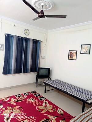 Bedroom in 1 RK Apartment at Sai Nilanjan Homes, New Sanghavi – for Rent