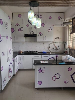Kitchen in 3 BHK Apartment at Supertech Cape Town, Sector 74 – for Rent