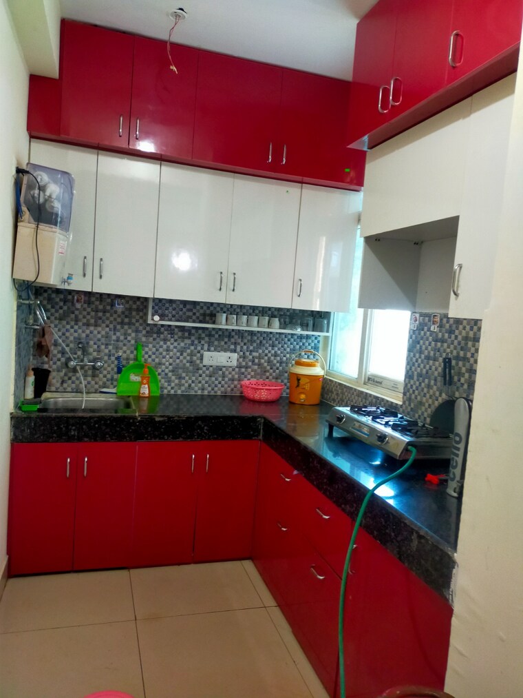 Kitchen, lr-bluemoon-homes 2 Bedroom 1050 Sq.Ft. Apartment In Raj Nagar Extension Ghaziabad 9632972