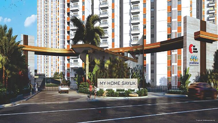 Exterior View, my-home-sayuk 2 Bedroom 952 Sq.Ft. Apartment In Tellapur Hyderabad 9632999