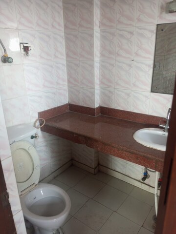 Bathroom in 3 BHK Apartment at Dwarka – for Rent