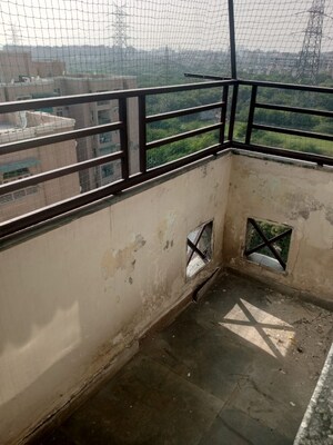Balcony in 3 BHK Apartment at Dwarka – for Rent