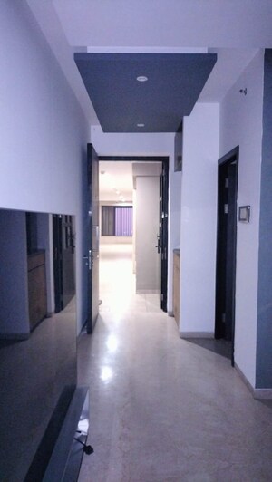 Building Lobby in 3 BHK Apartment at Oberoi Realty Esquire, Goregaon East – for Sale